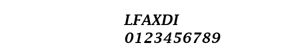 Fuente LFAXDI.TTF