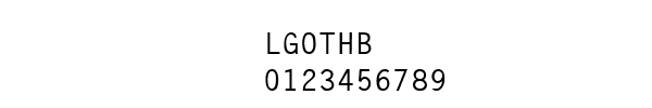 Fuente LGOTHB.TTF