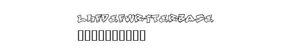 Fuente LHFdefwriterBASE.TTF