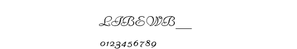 Fuente LIBEWB__.TTF