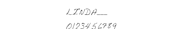 Fuente LINDA___.TTF