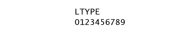 Fuente LTYPE.TTF