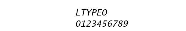 Fuente LTYPEO.TTF