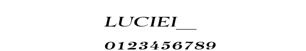 Fuente LUCIEI__.TTF