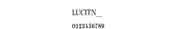 Fuente LUCITN__.TTF