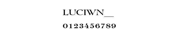 Fuente LUCIWN__.TTF