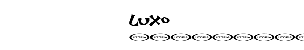 Fuente LUXO.TTF