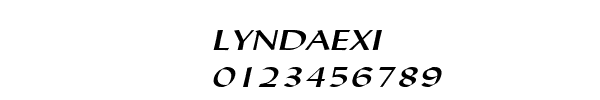 Fuente LYNDAEXI.TTF