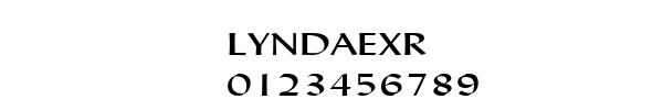 Fuente LYNDAEXR.TTF
