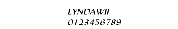 Fuente LYNDAWII.TTF