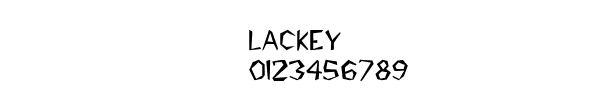 Fuente Lackey.ttf