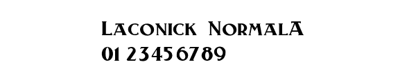 Fuente Laconick-NormalA.ttf