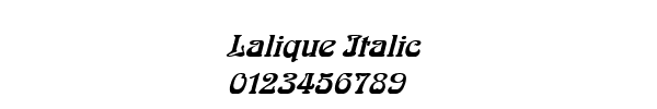 Fuente Lalique Italic.ttf