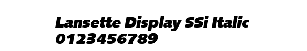 Fuente Lansette Display SSi Italic.ttf