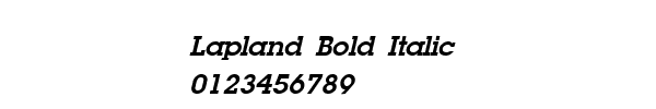 Fuente Lapland Bold Italic.ttf
