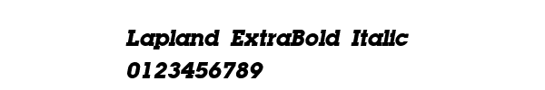 Fuente Lapland ExtraBold Italic.ttf