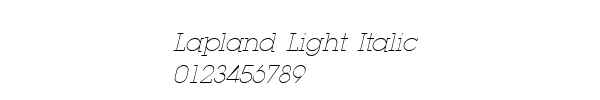 Fuente Lapland Light Italic.ttf