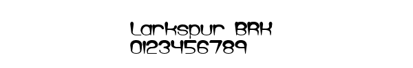 Fuente Larkspur BRK.ttf