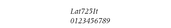 Fuente Lat725It.ttf