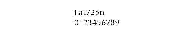 Fuente Lat725n.ttf