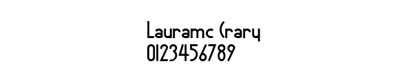 Fuente Lauramc Crary.ttf