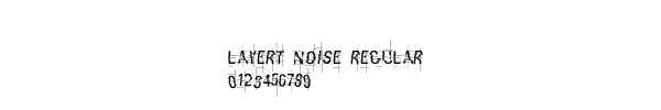 Fuente Layert Noise Regular.ttf