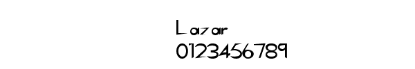 Fuente Lazar.ttf