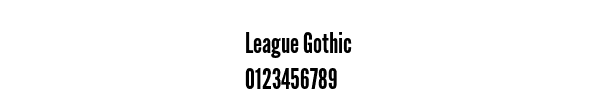 Fuente League Gothic.ttf