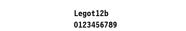 Fuente Legot12b.ttf