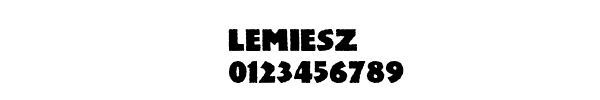 Fuente Lemiesz.ttf