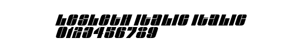 Fuente Lesleth Italic Italic.ttf