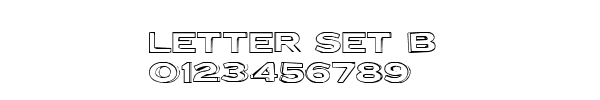 Fuente Letter Set B.ttf