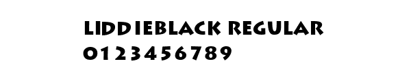Fuente Liddieblack Regular.ttf