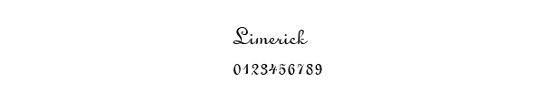 Fuente Limerick.ttf