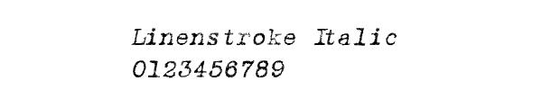 Fuente Linenstroke Italic.ttf