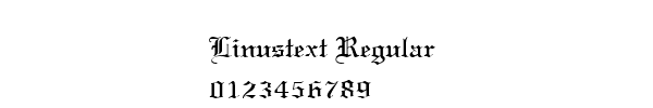 Fuente Linustext Regular.ttf