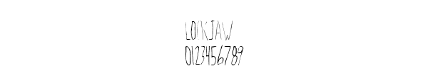 Fuente Lockjaw.ttf