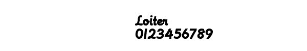 Fuente Loiter.ttf