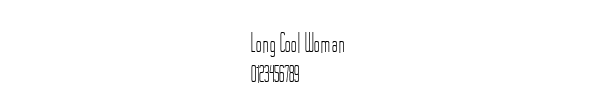 Fuente Long Cool Woman.ttf