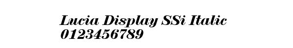 Fuente Lucia Display SSi Italic.ttf