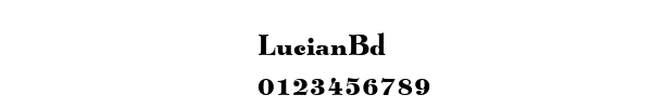Fuente LucianBd.ttf