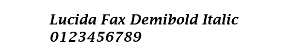 Fuente Lucida Fax Demibold Italic.ttf
