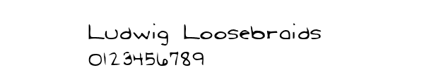 Fuente Ludwig Loosebraids.ttf