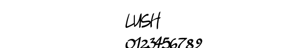 Fuente Lush.ttf