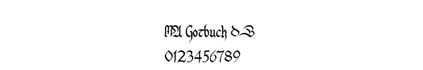 Fuente MA Gotbuch DB.ttf