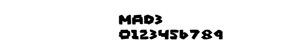 Fuente MAD3.TTF