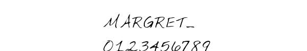 Fuente MARGRET_.TTF