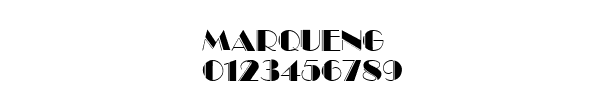 Fuente MARQUENG.TTF