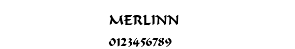 Fuente MERLINN.TTF