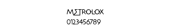 Fuente METROLOX.ttf